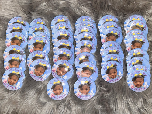 Custom 3-Inch Buttons — Personalized in Bulk